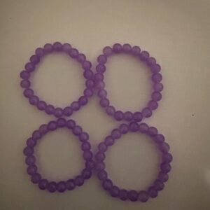Glass beaded bracelet